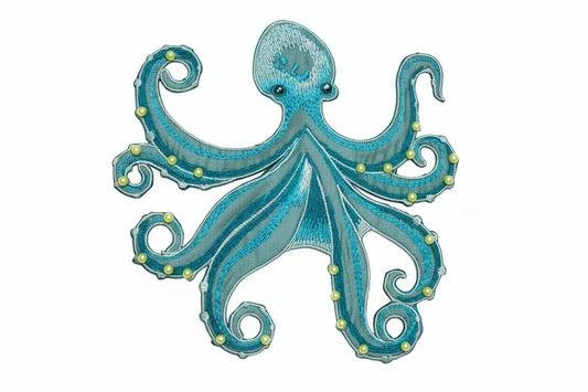 Pre-Order 2026- Octopus Clip with Bendable Wired Arms- Teal