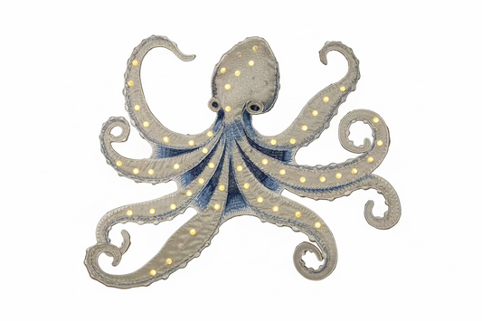 Pre-Order 2026- Octopus XL Clip with Bendable Wired Arms- Sand