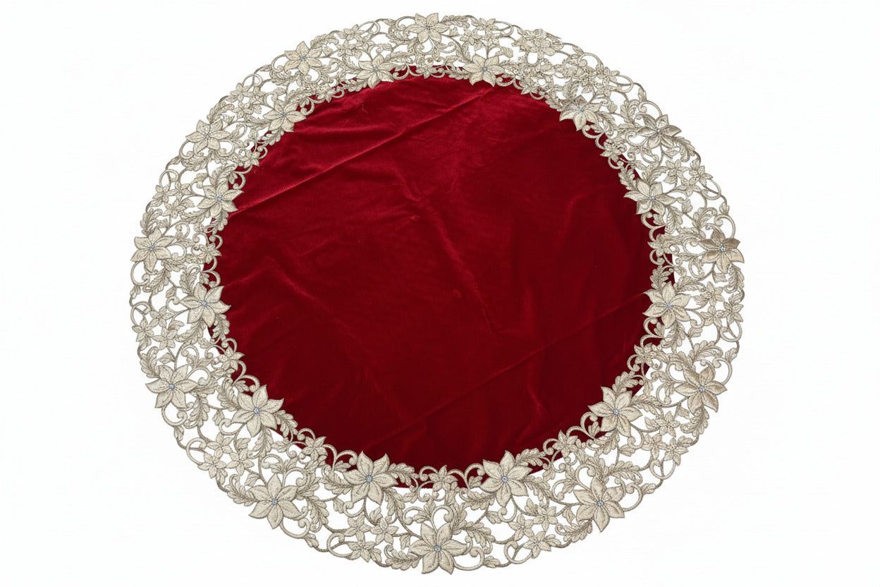 Pre-Order 2026- Regal Red and Gold Collection with Diamond Accent Table Overlay