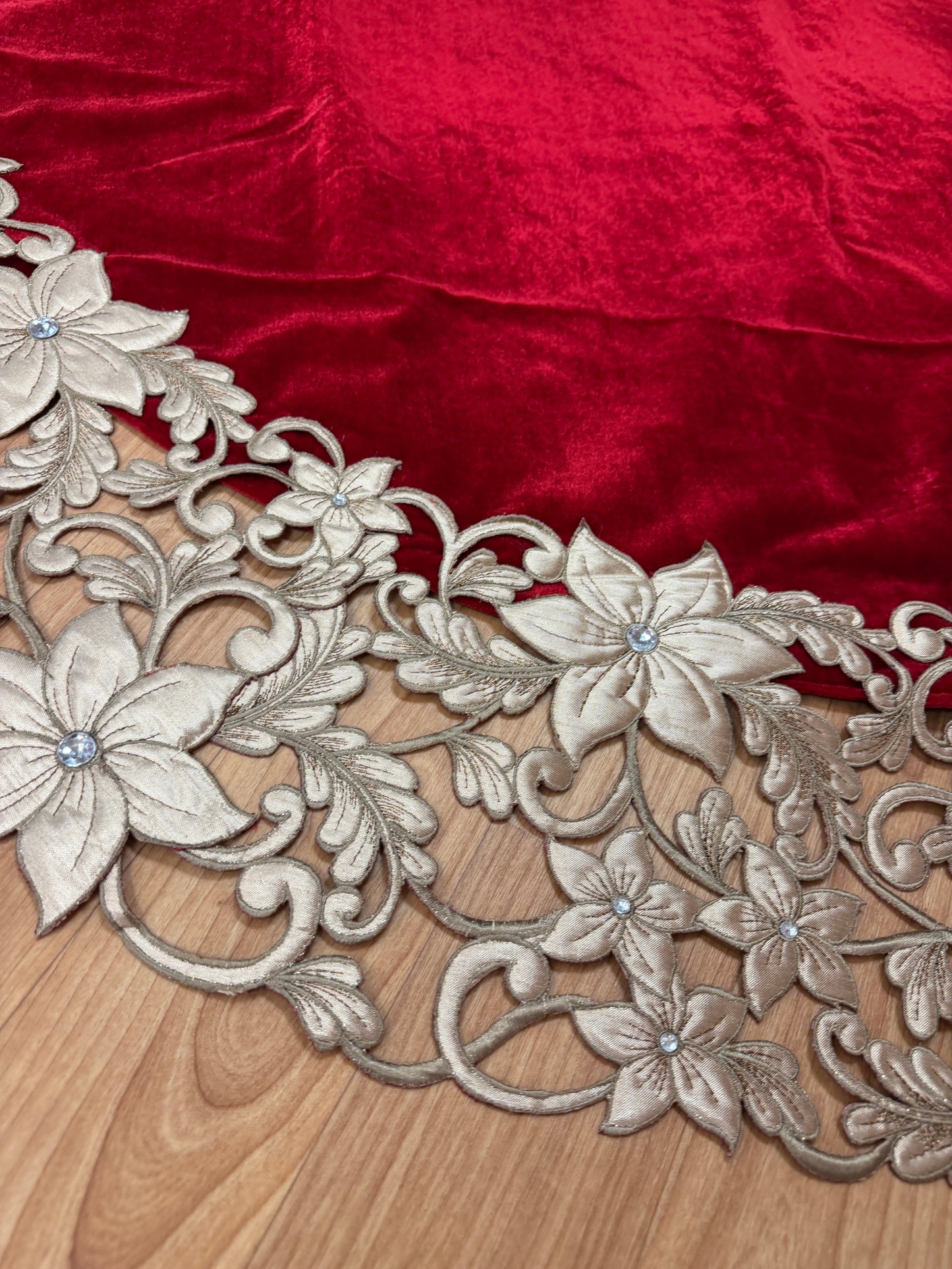 Pre-Order 2026- Regal Red and Gold Collection with Diamond Accent Table Overlay