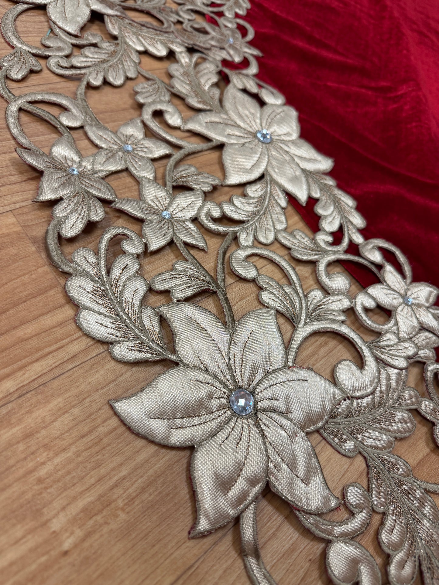 Pre-Order 2026- Regal Red and Gold Collection with Diamond Accent Table Overlay