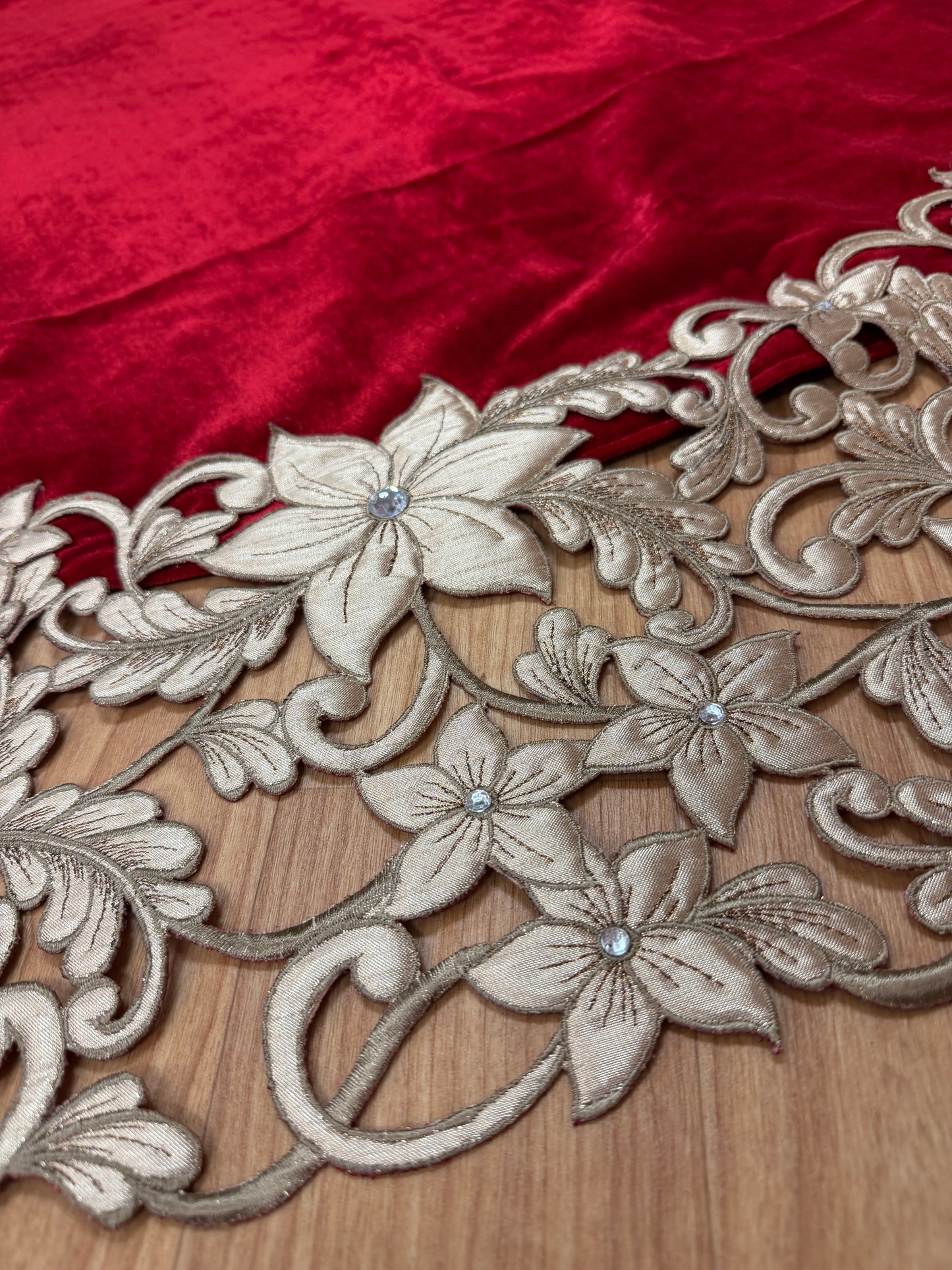 Pre-Order 2026- Regal Red and Gold Collection with Diamond Accent Table Overlay