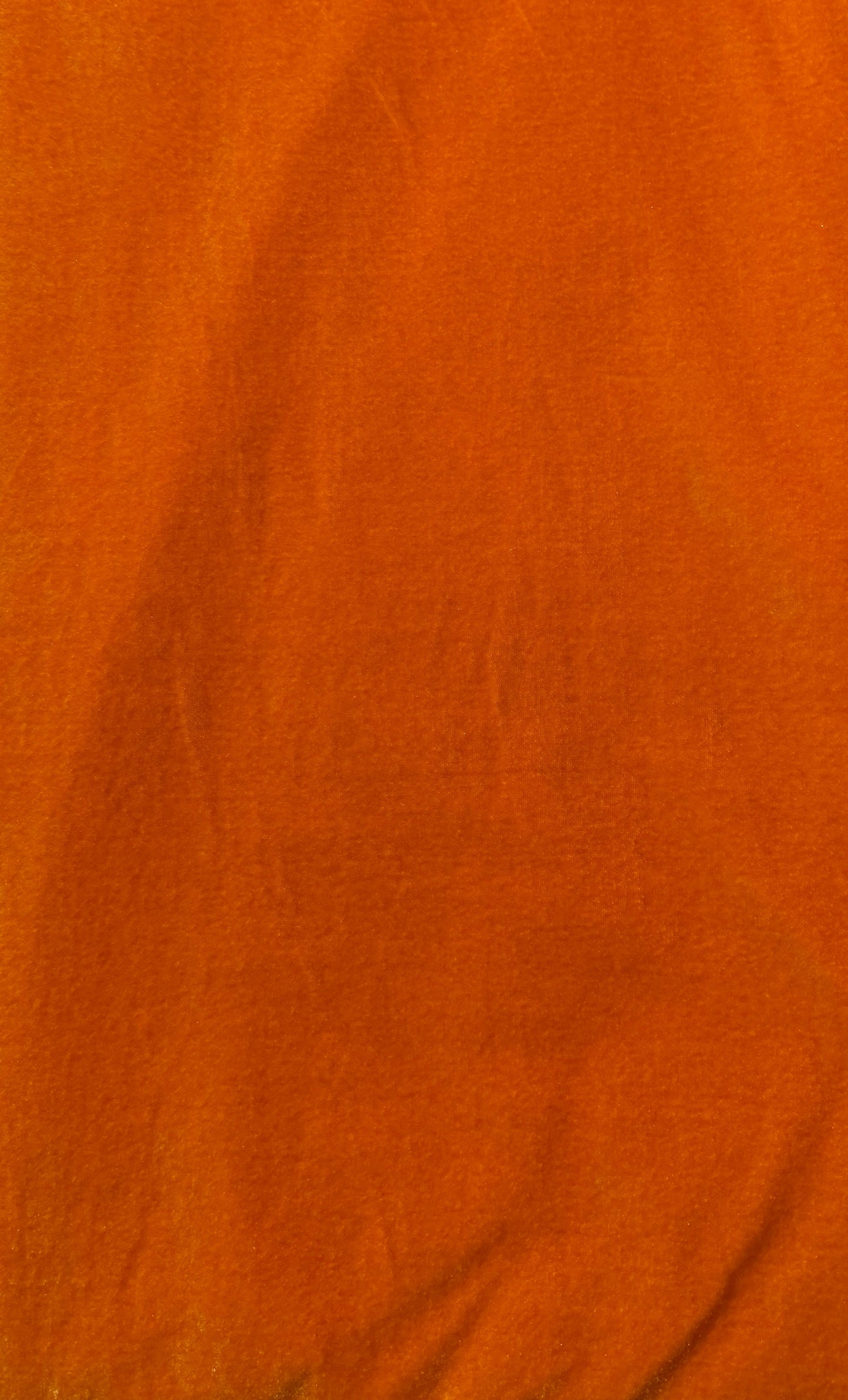 Pre-Order 2026- Orange Velvet / Lined Backing Round Tablecloth/ Underskirt 108”