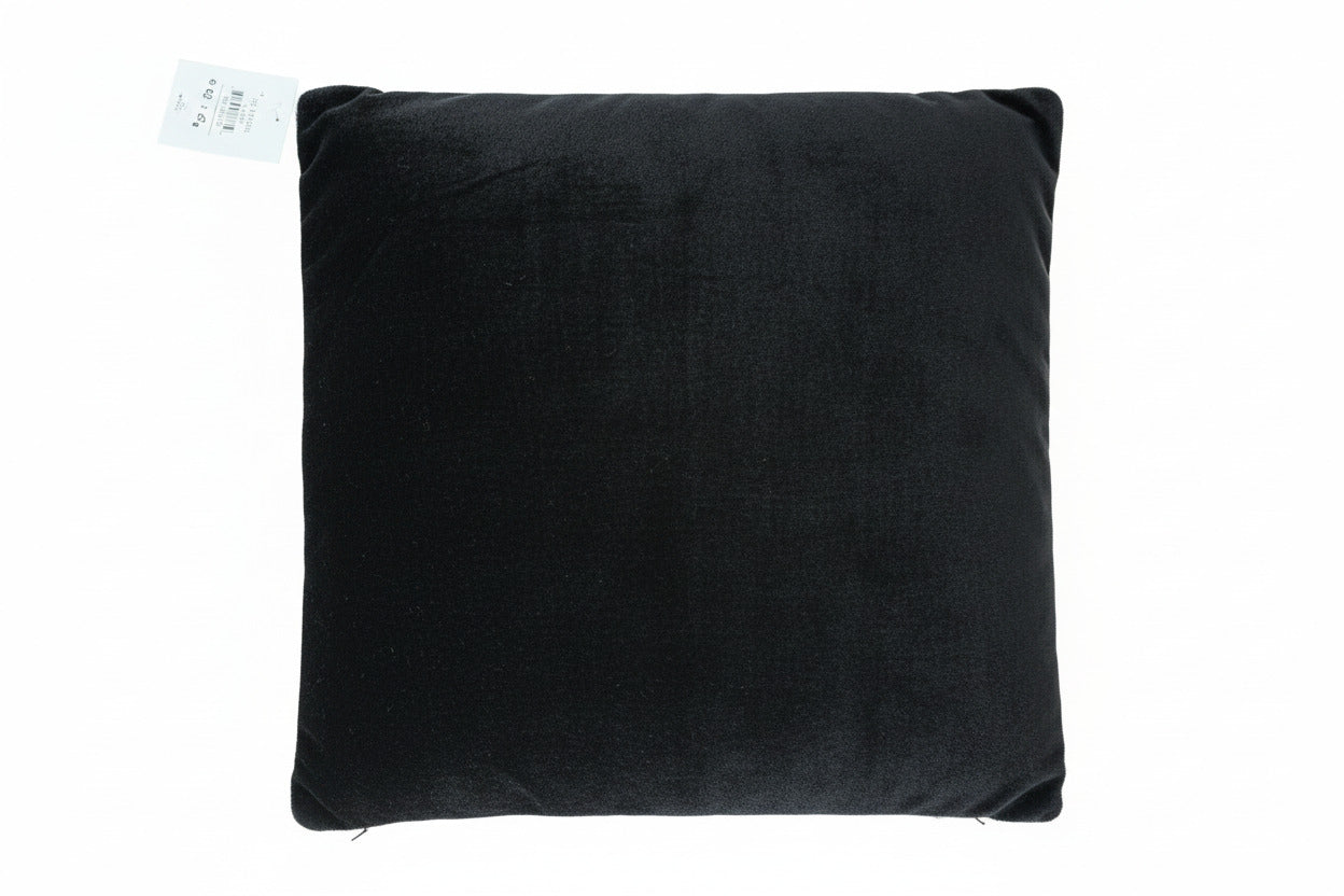 Pre-Order 2026- Black & White Velvet Pearl Collection Pillow Cover 16"x16"