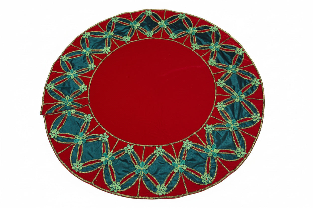 Pre-Order 2026- The Noble Noel Collection Velvet Table Overlay