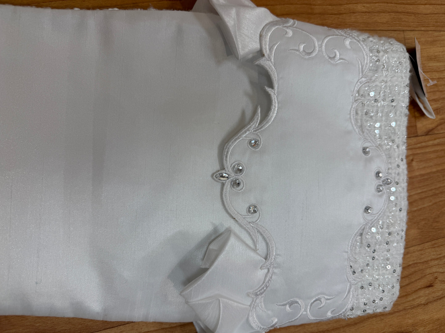 Pre-order 2026- White Tie Winter Collection Tweed Classy Sequin, Rhinestone and Ruffles Stocking