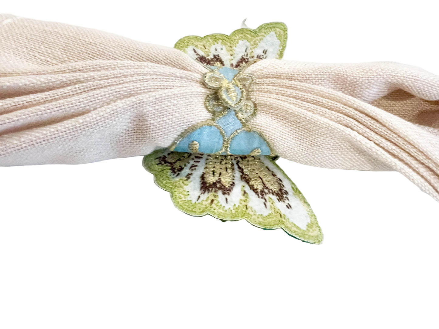 Butterfly Collection Napkin Ring and/or Bottle Ornament 4"