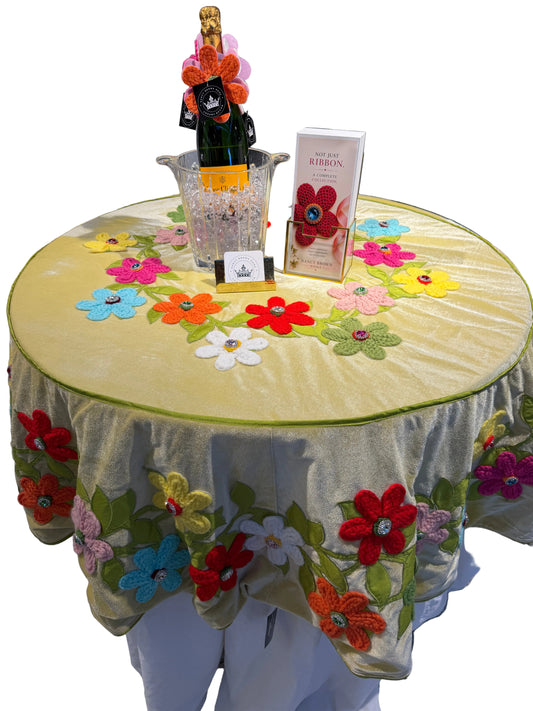 Pre-Order Spring 2027- The Heirloom Bloom Collection- 64" Velvet Overlay