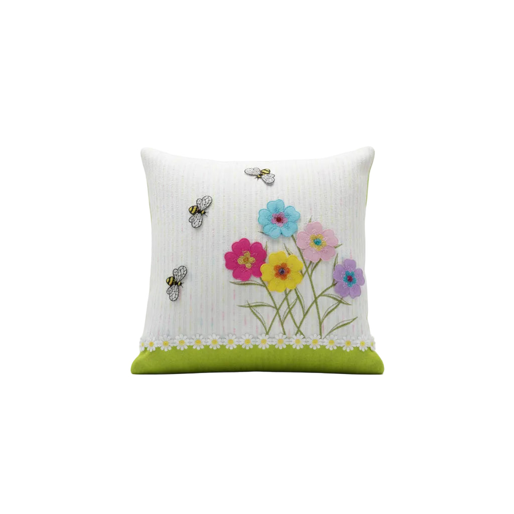 SPRING- Spring Flowers Pillow