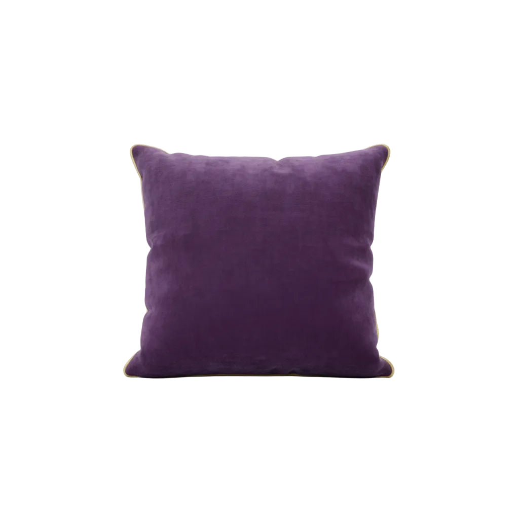 Pre-Order 2026-MARDI GRAS FLEUR DE LIS VELVET PILLOW SHAM