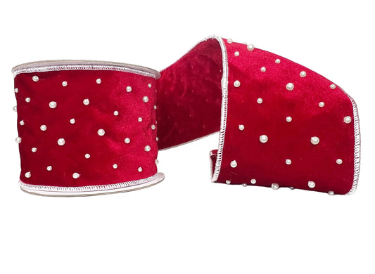 Pre-Order 2026- Red Velvet & Pearl 4"x5Y