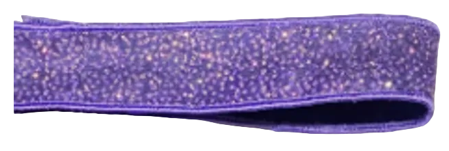 Purple Sparkle 1.5" Wired Ribbon