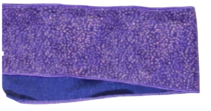 Purple Sparkle 4" Wired Ribbon-(25,94)