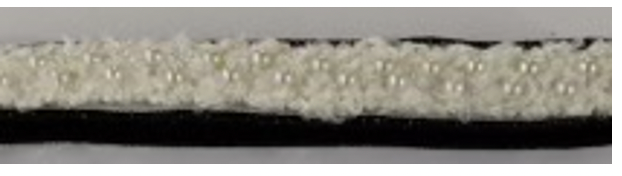 Pre-Order 2026- Tweed & Pearl Black Velvet 1" x 5Y Wired Ribbon