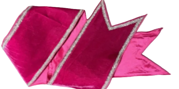 Hot Pink Velvet Banner- 6"x56"