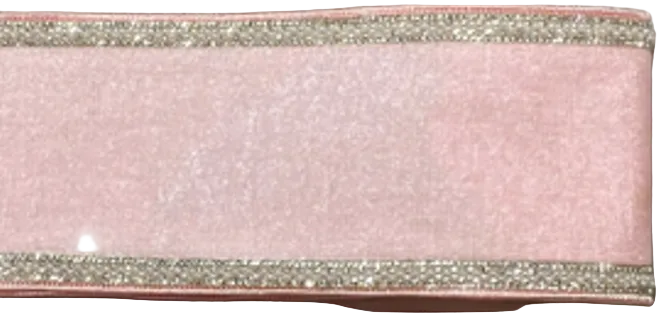 Light Pink Pearl and Bling Trim-(25/121)