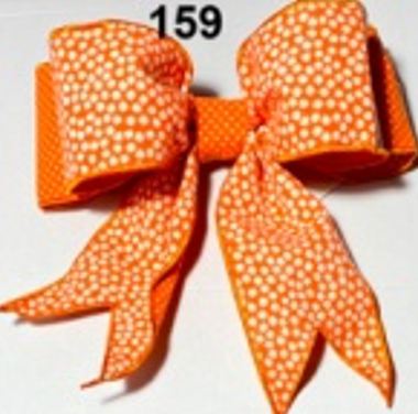 Pre-Order 2026- Orange Starburst Pre-Made Bow
