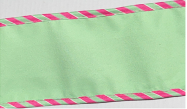 Pre-Order 2026-The Ba Bam Collection-Mint 4""x 5Y Wired Double Faced Ribbon