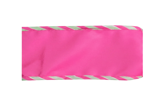 Pre-Order 2026-The Ba Bam Collection- Hot Pink 2.5""x 5Y Wired Double Faced Ribbon