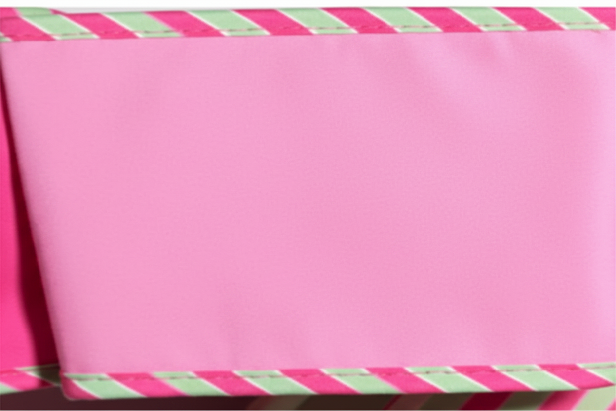 Pre-Order 2026-The Ba Bam Collection- Pink 2.5""x 5Y Wired Double Faced Ribbon