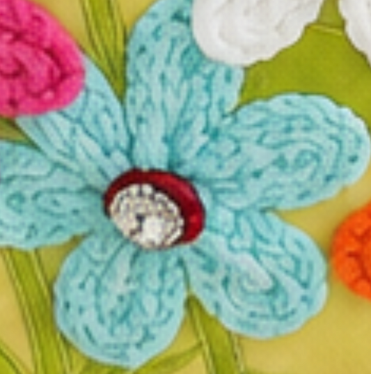Pre-Order Spring 2027- The Heirloom Bloom Collection-Blue Bloom Napkin Ring