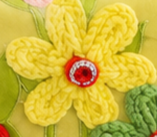 Pre-Order Spring 2027- The Heirloom Bloom Collection-Yellow Bloom Napkin Ring