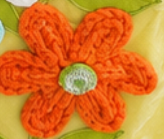 Pre-Order Spring 2027- The Heirloom Bloom Collection-Orange Bloom Napkin Ring