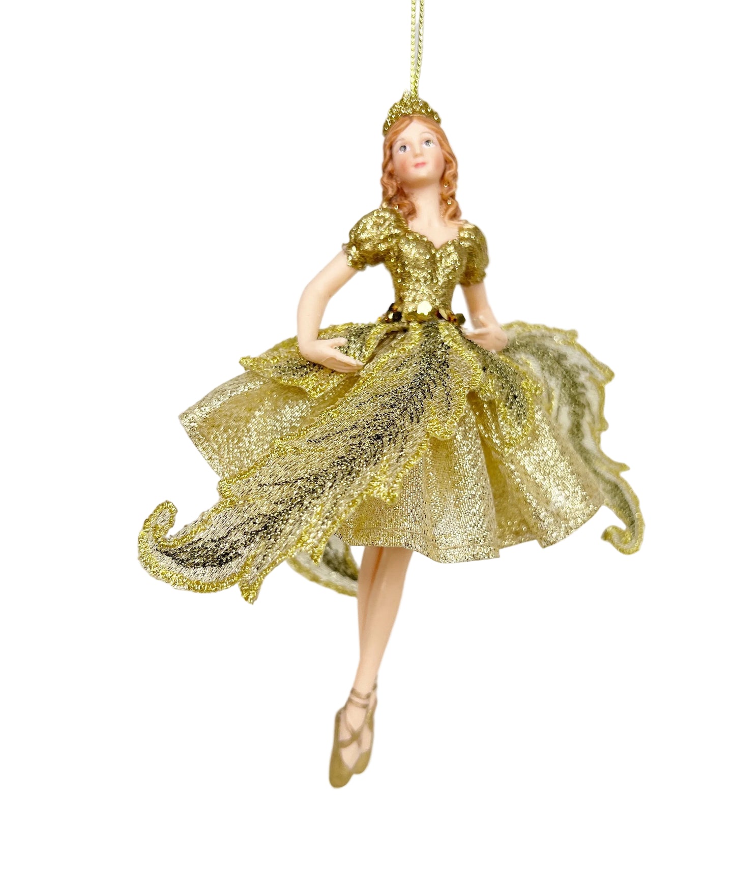 Gold Dancing Ballerina's (Set of 2)