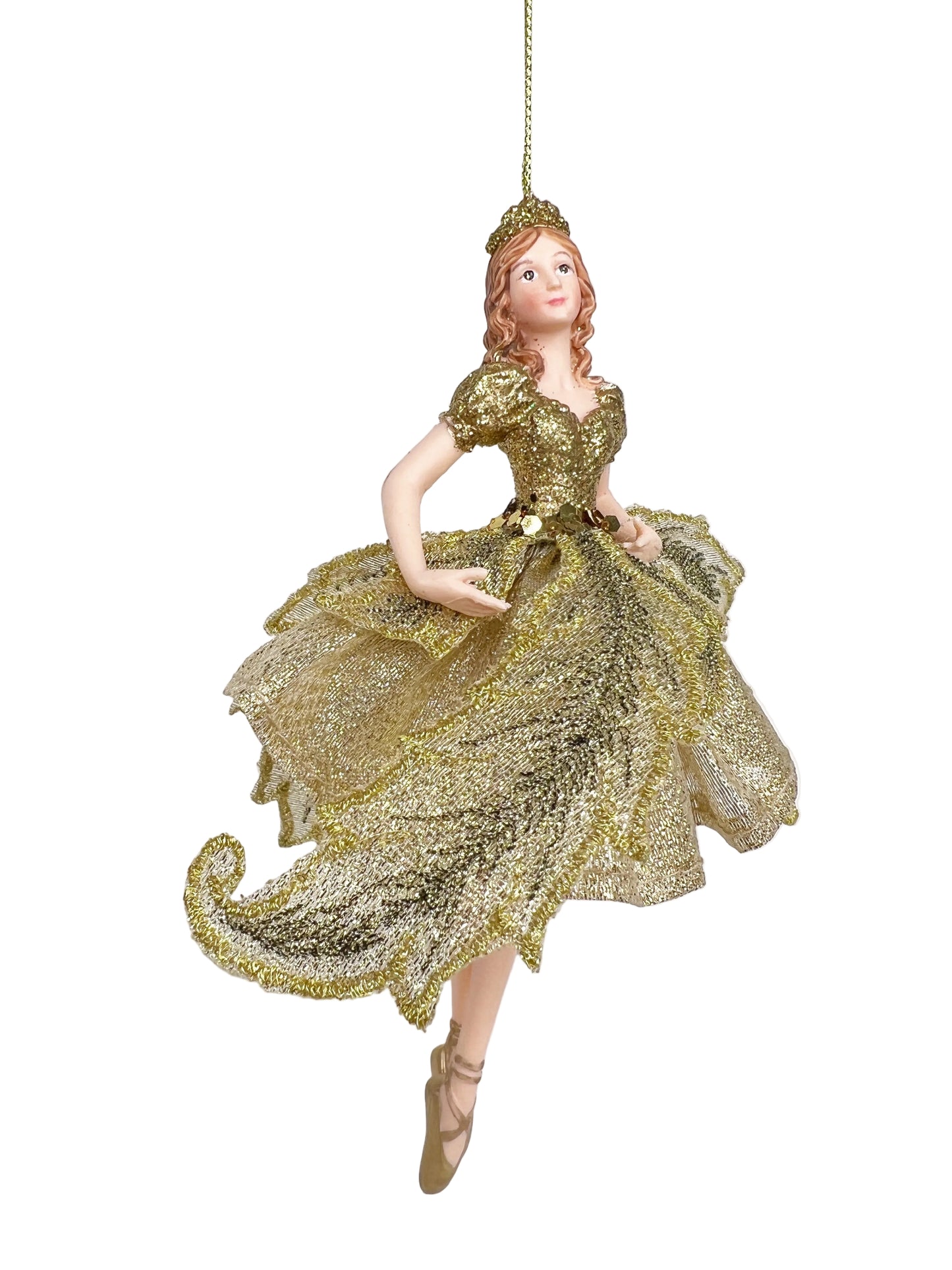 Gold Dancing Ballerina's (Set of 2)