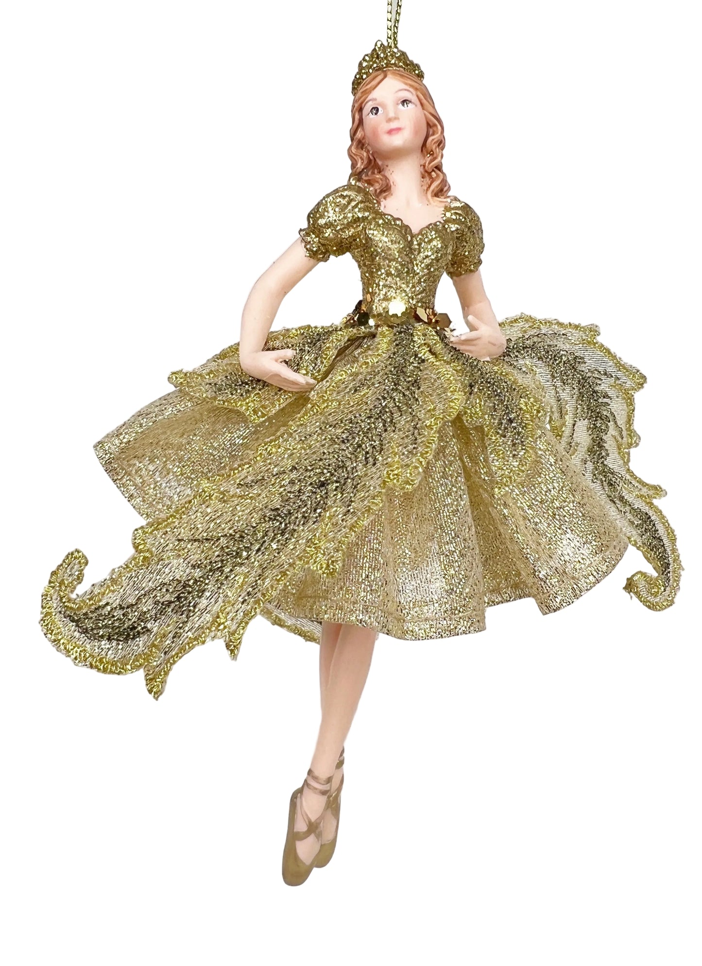 Gold Dancing Ballerina's (Set of 2)