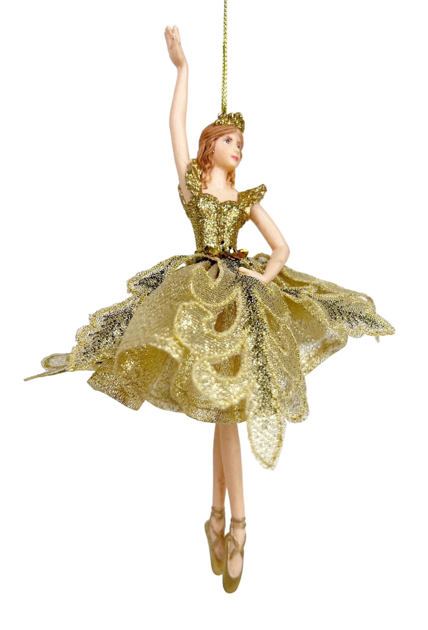 Gold Dancing Ballerina's (Set of 2)