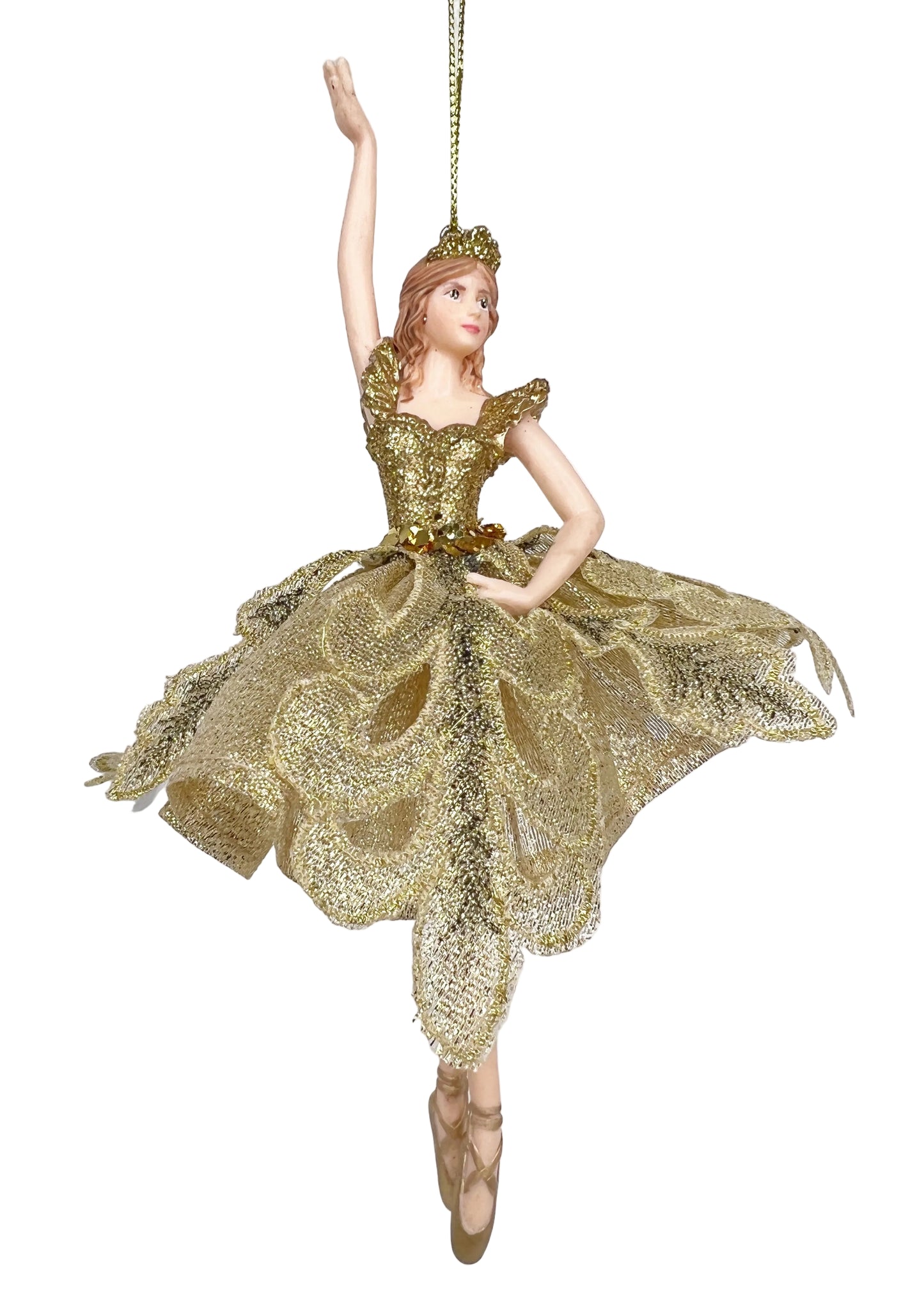 Gold Dancing Ballerina's (Set of 2)