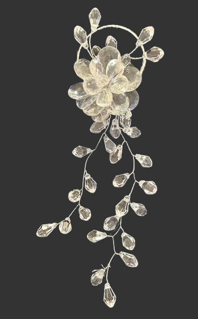 Stunning Crystal Flower Bottle Decor/ Napkin Ring
