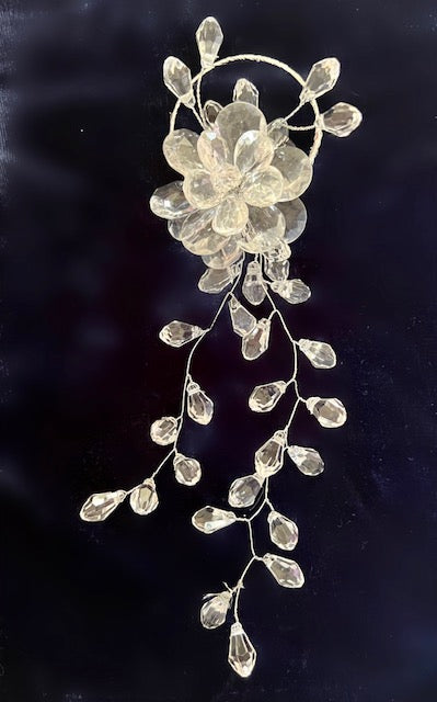 Stunning Crystal Flower Bottle Decor/ Napkin Ring