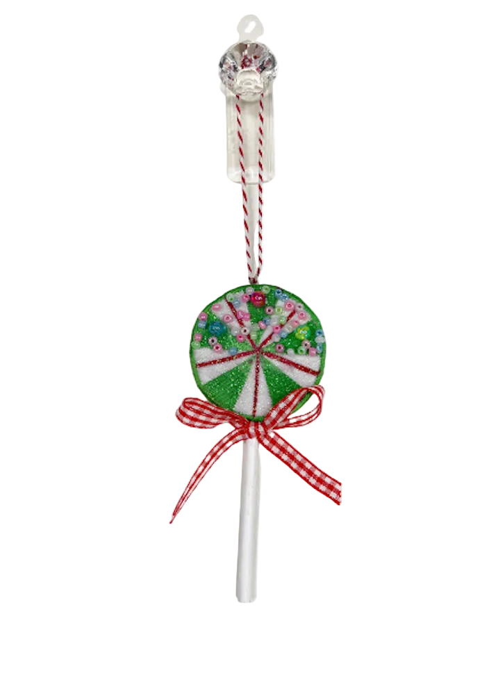 A Sweet Candy EXCLUSIVE Embroidered with Beading Lollipops (Set of 3)